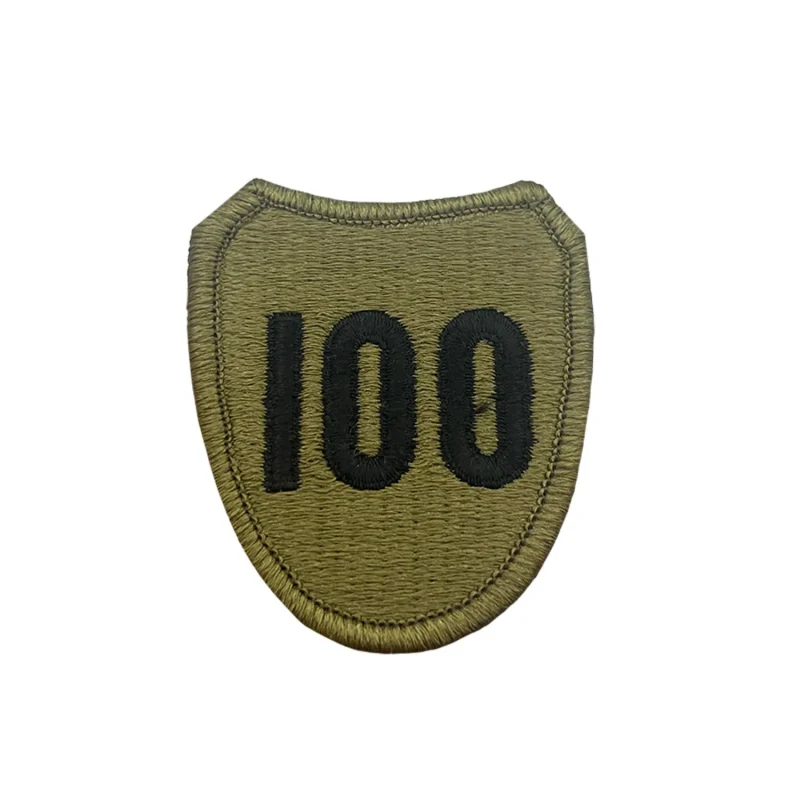 100th infantry division ocp patch with hook backing