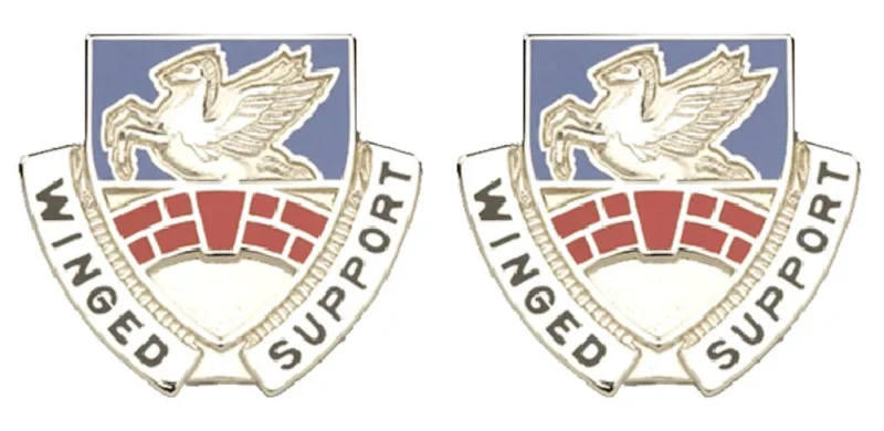 104th aviation pennsylvania insignia pair winged support