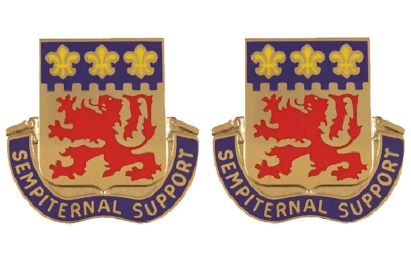 105th engineering group insignia pair sempiternal support