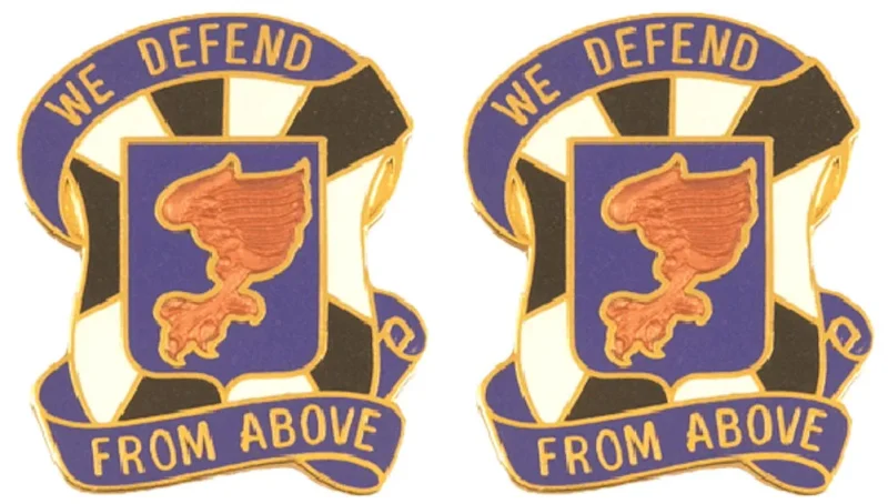 108th aviation unit insignia pair we defend from above