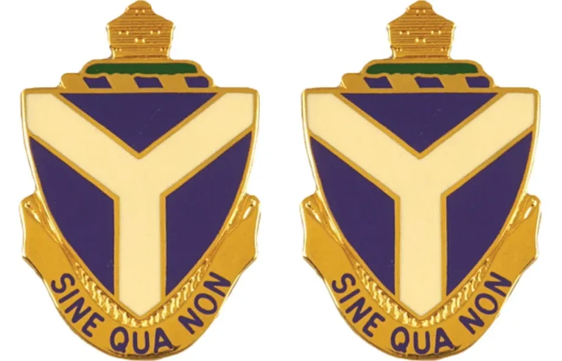 108th maintenance battalion insignia pair sine qua non