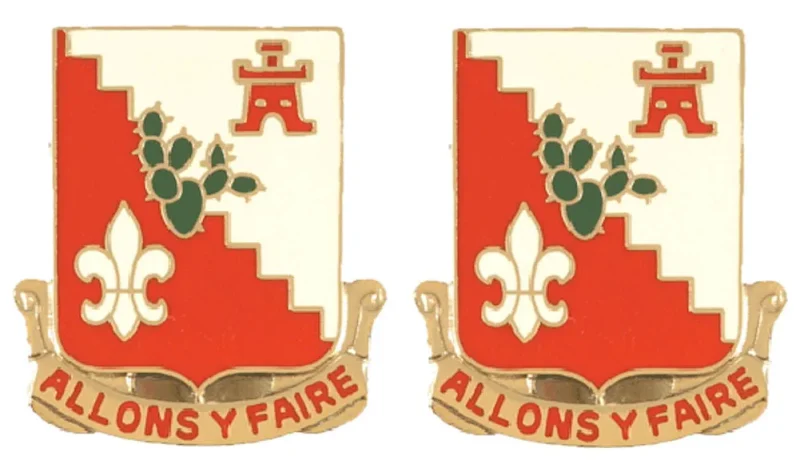 109th engineering battalion insignia pair allons y faire