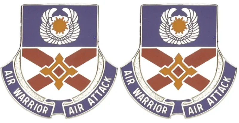 111th aviation battalion insignia pair air warrior air attack