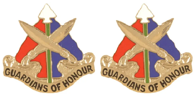 112th mp battalion insignia pair guardians of honour