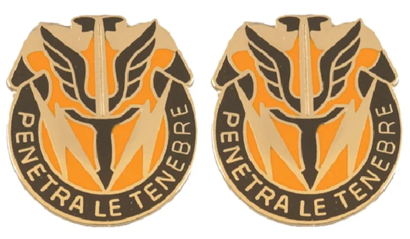 112th signal battalion insignia pair penetra le tenebre