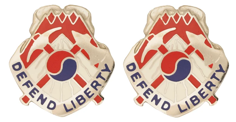 1169th engineer group crest pair defend liberty