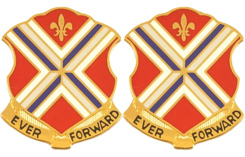 116th infantry distinctive unit insignia pair ever forward