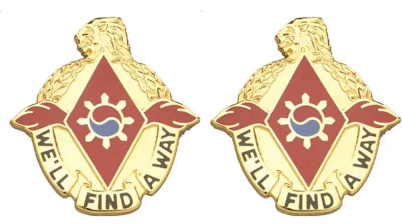 119th support battalion insignia pair we ll find a way