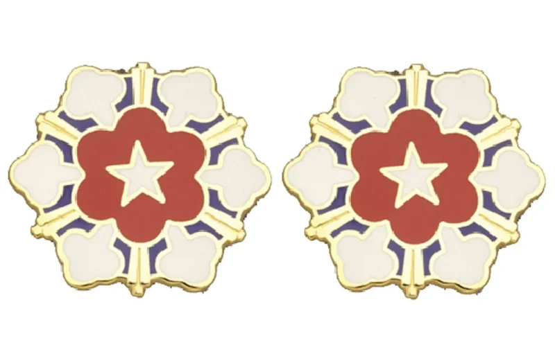 11th air defense artillery unit insignia pair