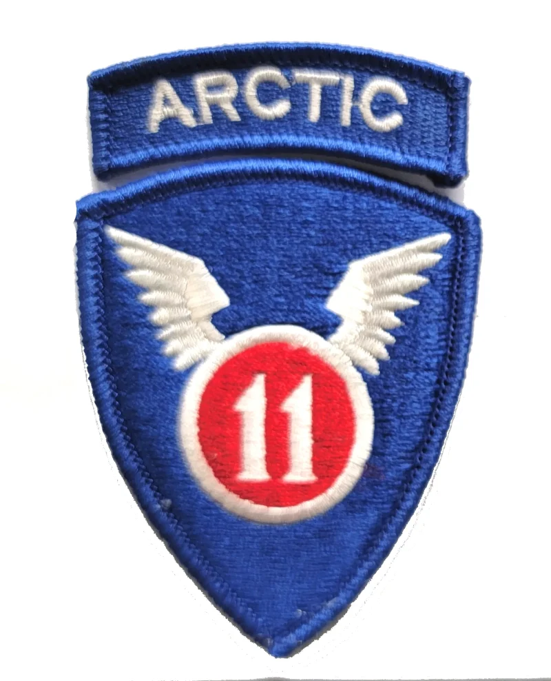 11th airborne patch with arctic tab full color dress