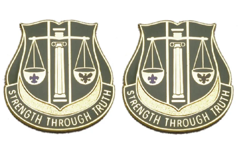 11th military police battalion insignia pair strength through truth