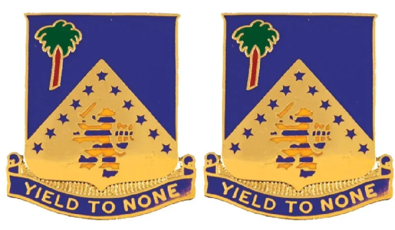 125th infantry unit insignia set yield to none