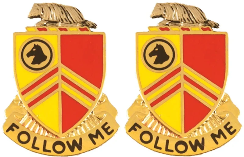 126th field artillery insignia pair follow me