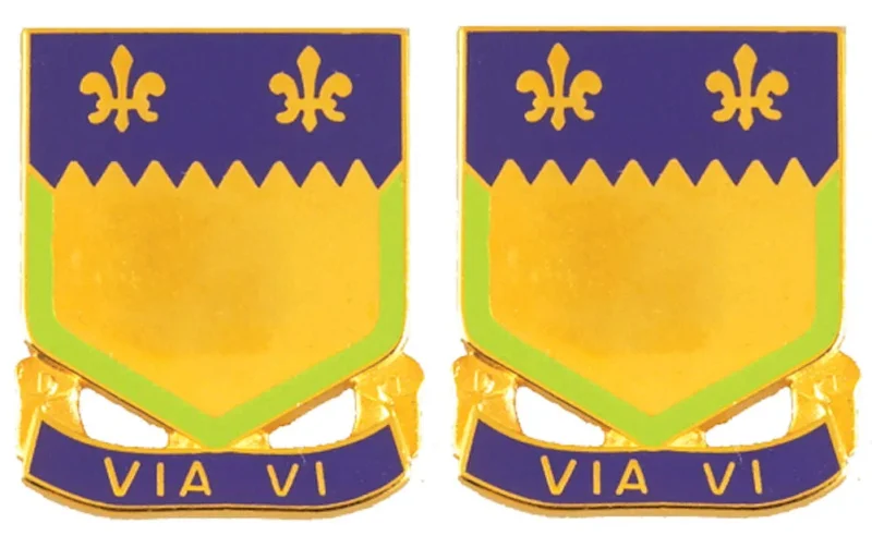 127th field artillery insignia pair via vi