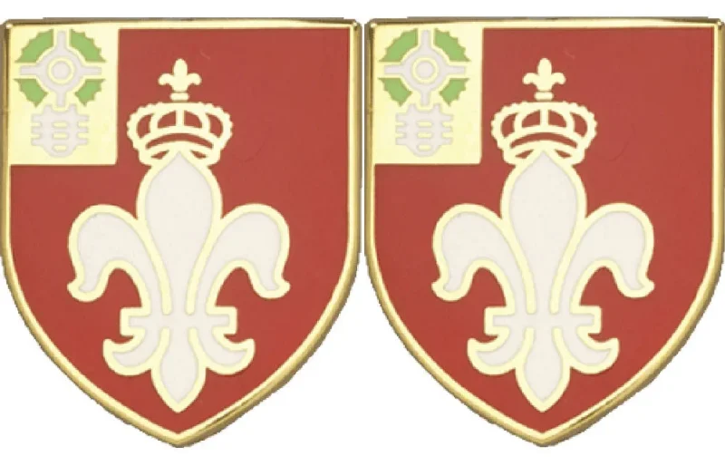 12th field artillery unit insignia pair