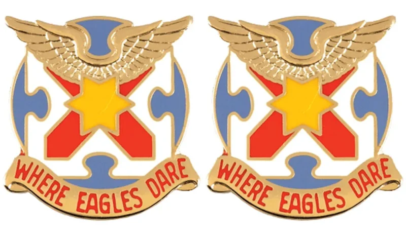 131st aviation battalion insignia pair eagles dare