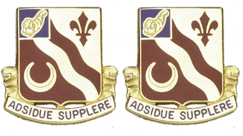 134th support battalion insignia pair distinctive unit emblem