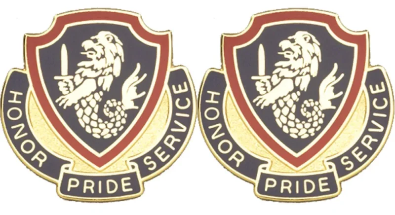 138th personnel services battalion insignia pair honor pride service