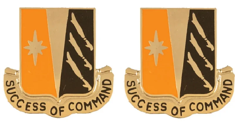 138th signal battalion insignia pair command success