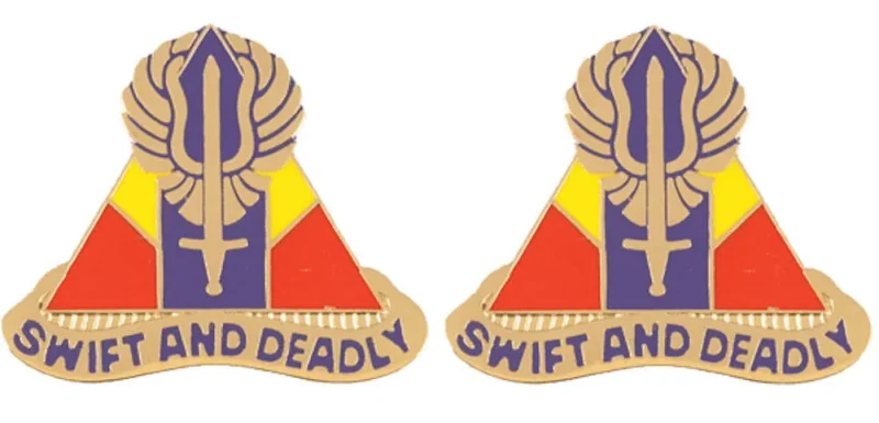 13th aviation regiment insignia pair swift deadly