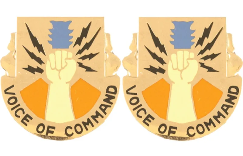 13th signal battalion insignia pair voice of command