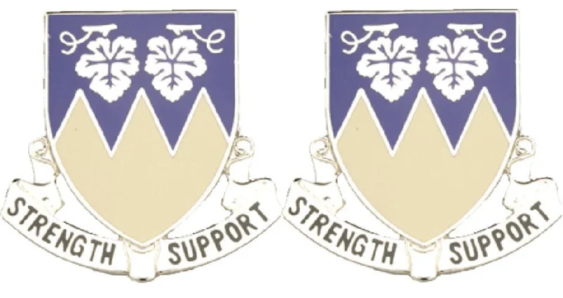 13th support battalion insignia pair strength support