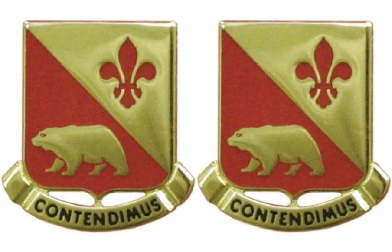 144th field artillery insignia pair contendimus