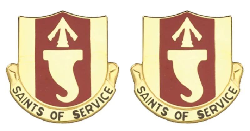 146th signal battalion insignia pair saints of service