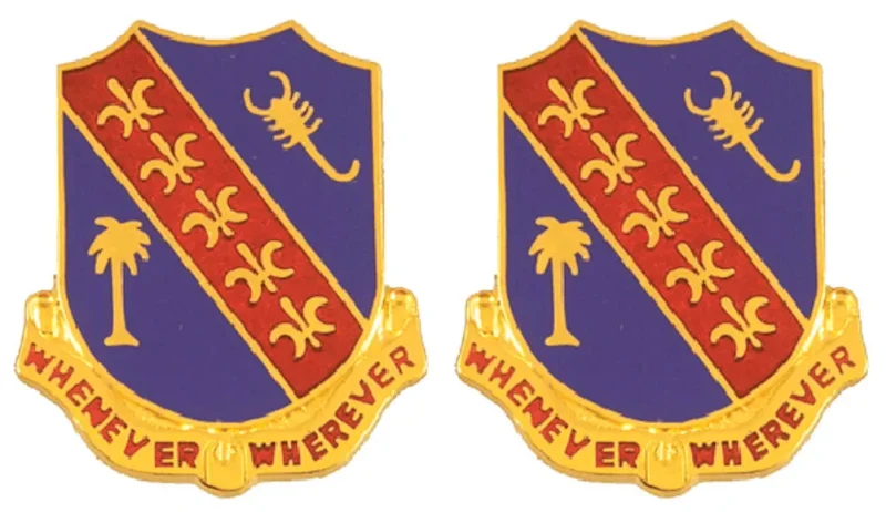 148th field artillery unit insignia pair always ready