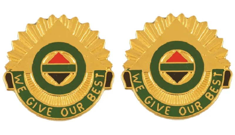 14th mp brigade insignia pair we give our best