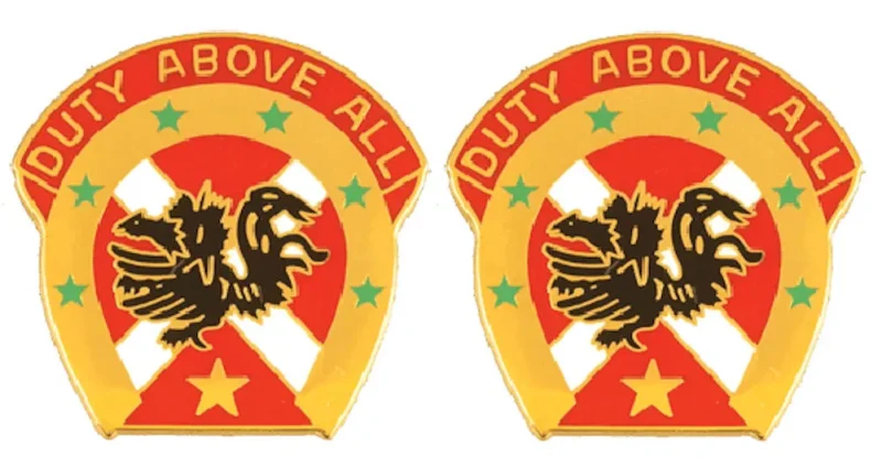 151st field artillery brigade insignia pair duty above all