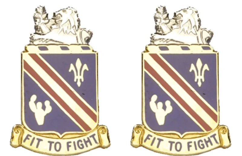 152nd infantry insignia pair ready to wear