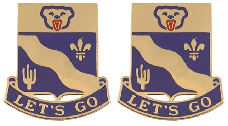 153rd infantry distinguished insignia pair let s go