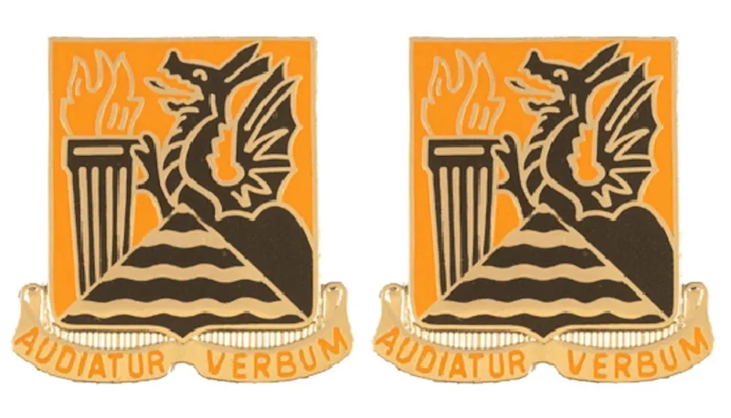 156th signal battalion insignia pair authentic unit emblem