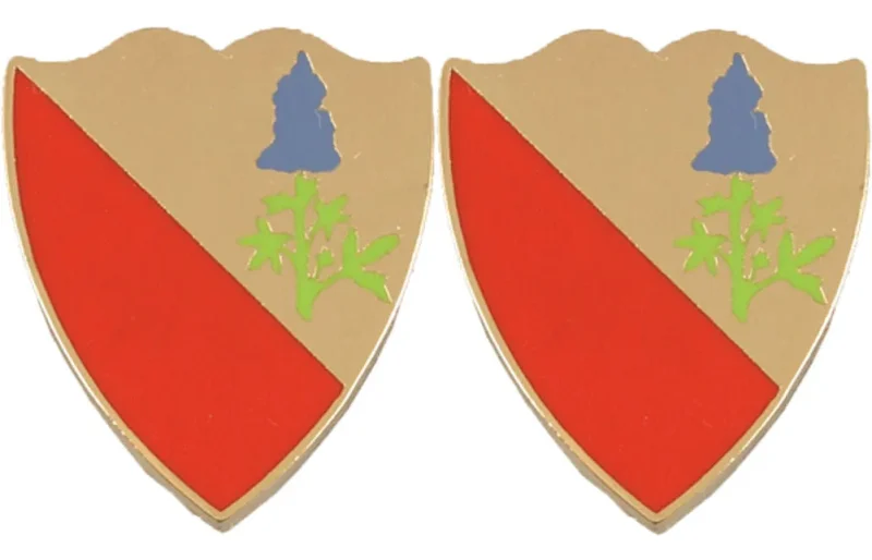 15th support battalion insignia pair