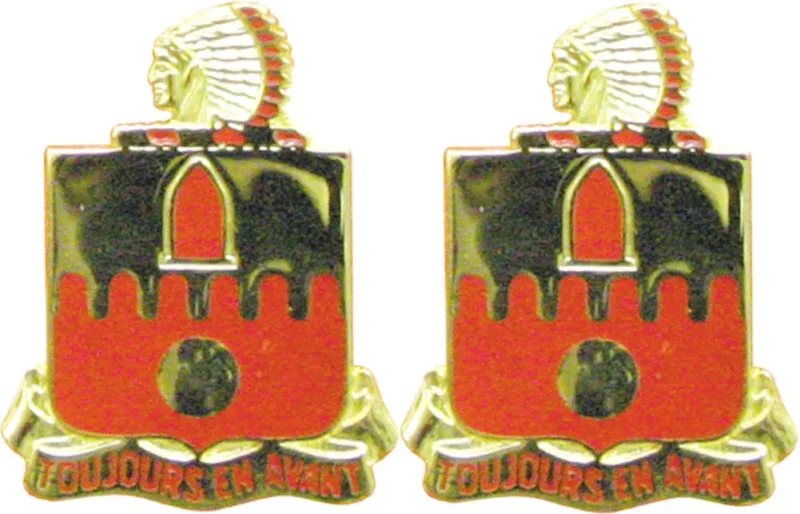 160th field artillery battalion insignia pair always forward