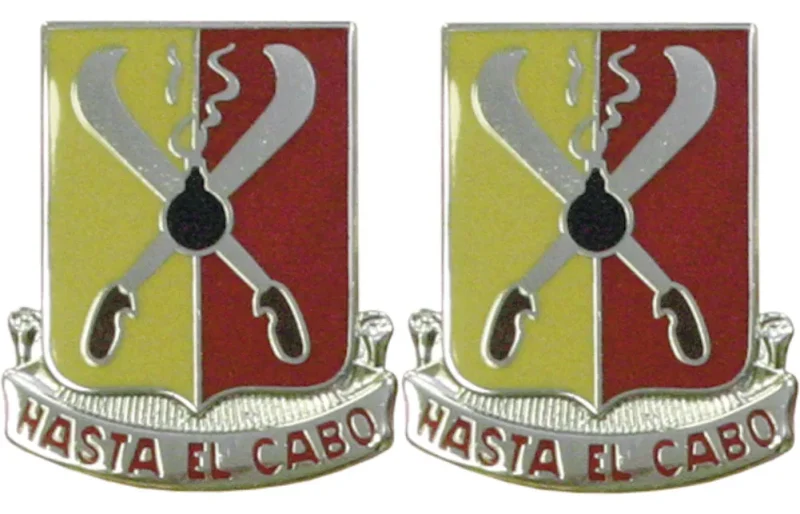 162nd field artillery puerto rico insignia pair hasta el cabo