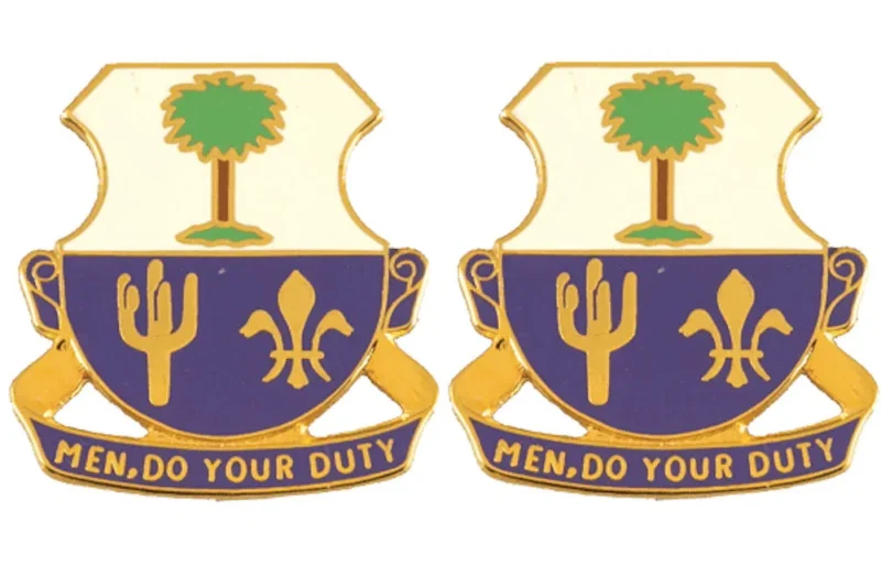 163rd infantry unit insignia pair do your duty