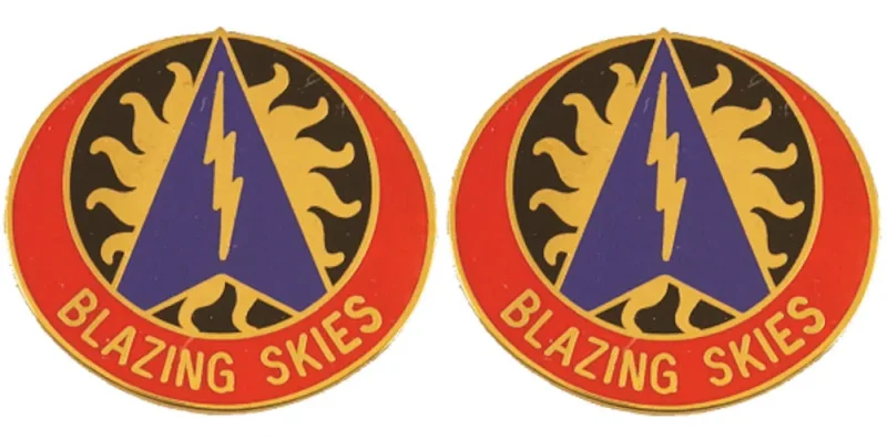 164th air defense artillery brigade insignia pair