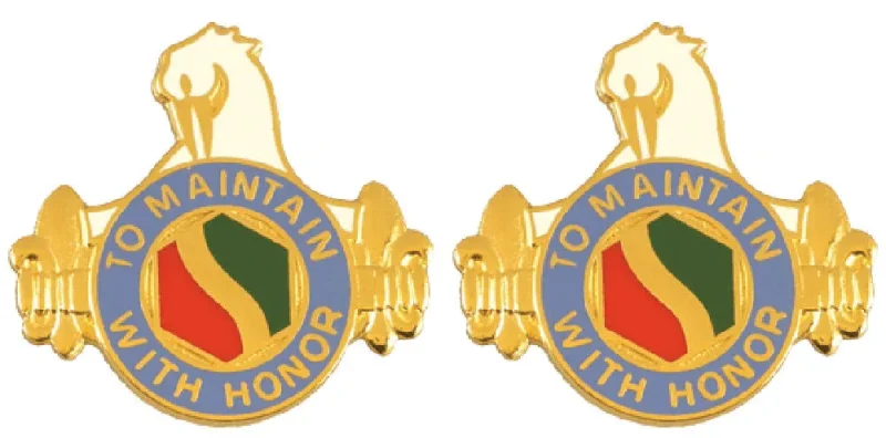 165th quartermaster battalion insignia pair honor