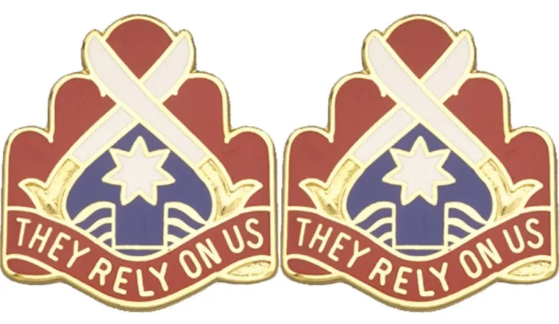 167th support command insignia pair