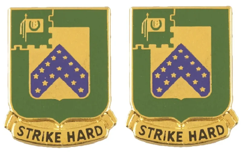 16th cavalry unit insignia pair strike hard