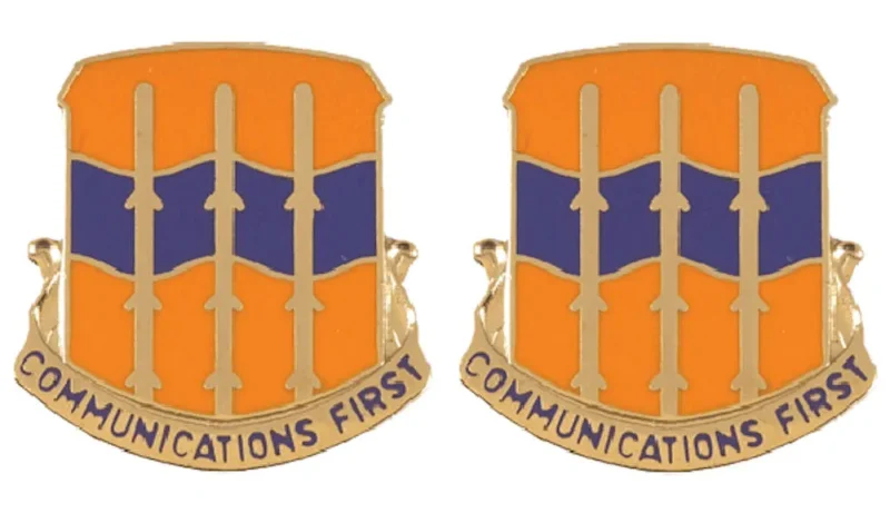 16th signal battalion emblem insignia pair communications elite