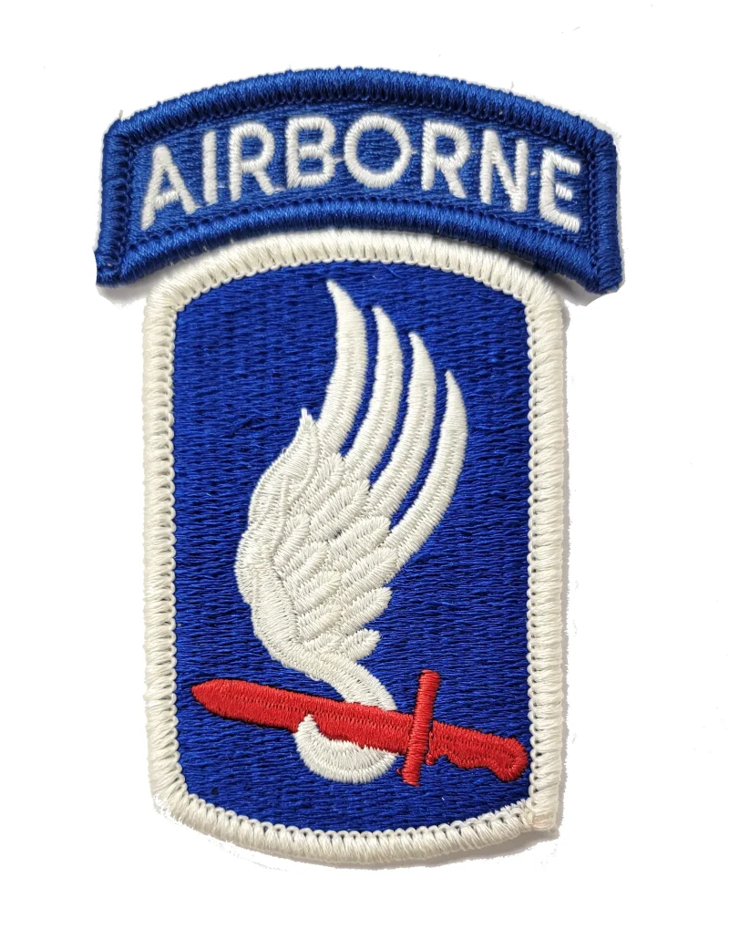 173rd airborne brigade patch full color embroidery scaled