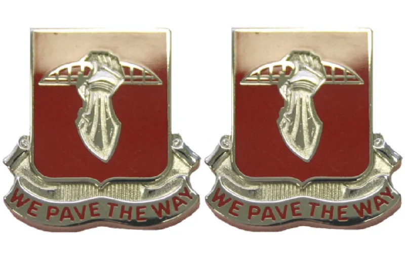 17th engineering battalion insignia pair we pave the way