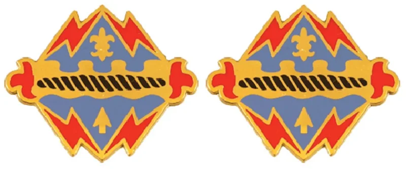 17th field artillery brigade insignia set pair