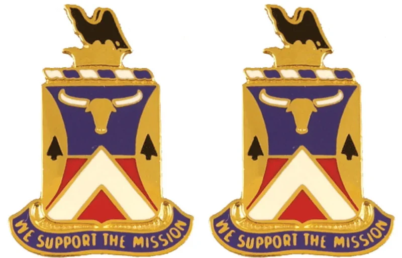 181st support battalion insignia pair mission support