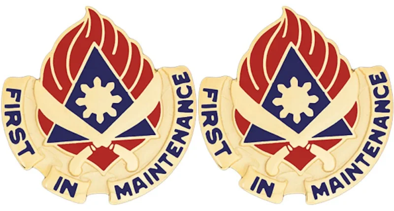 189th support battalion distinctive insignia pair first in maintenance