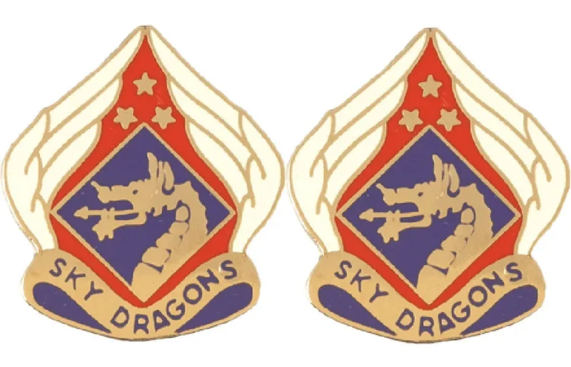 18th airborne corps sky dragon pair distinctive unit insignia