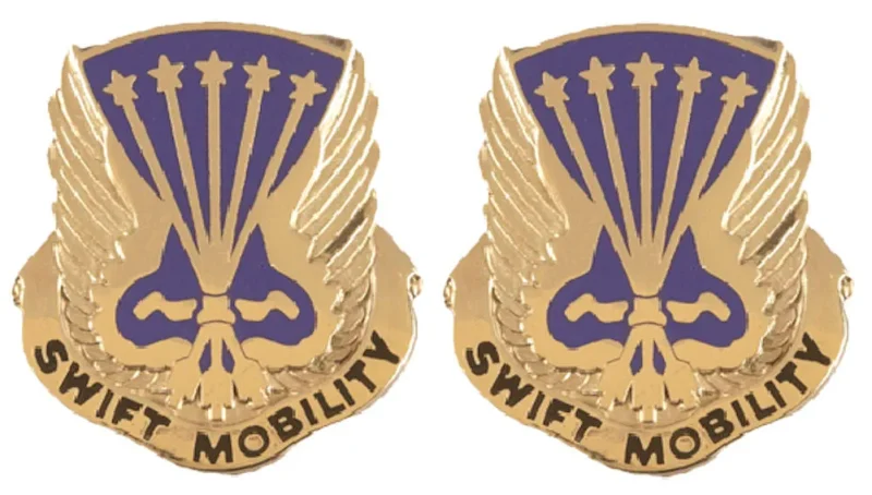 18th aviation battalion insignia pair swift mobility